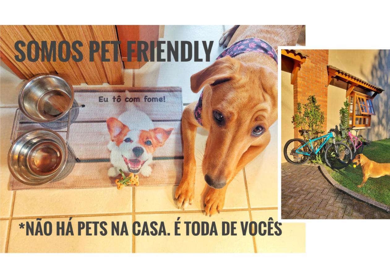 Incrivel Casa Com Hidro-Bikes-Centro De Gramado 3Q Villa Kültér fotó
