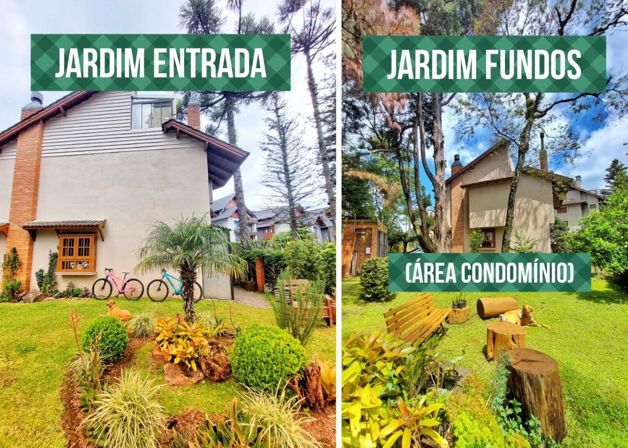 Incrivel Casa Com Hidro-Bikes-Centro De Gramado 3Q Villa Kültér fotó